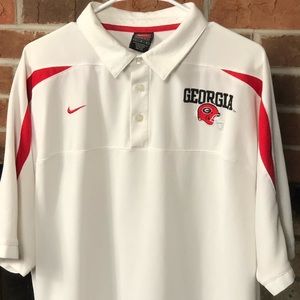 Nike Team Georgia Bulldogs Polo Size Large EUC!!!